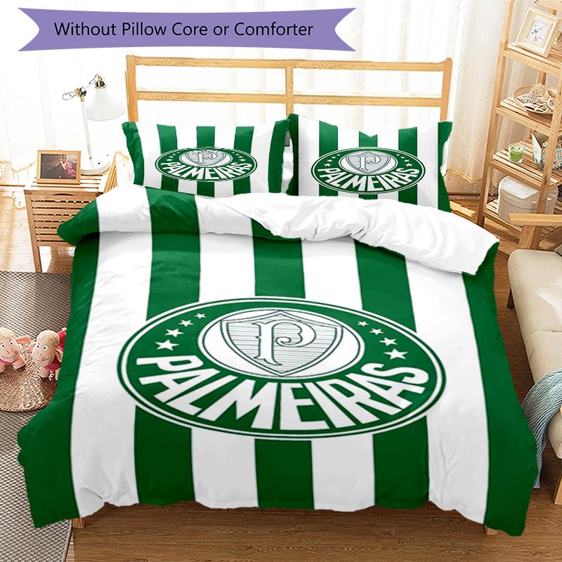 3pcs Palmeiras Bedding Set Duvet Cover Closure Includes 1 Duvet Cover & 2 Pillowcases, Soft and Comfortable for All Seasons.