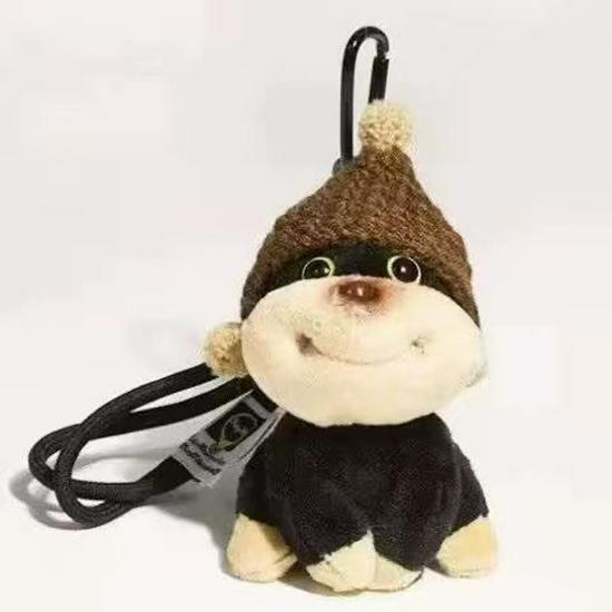 

DIY Bee Puppy Plush Keychain Charm for Women s Backpack or Schoolbag