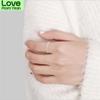 Hollow Woven Sleek Minimalist Sterling Color Jewelry Fresh Glossy Cross 8 Word Chic Fashionable Popular Exquisite Craftsmanship Opening