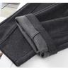 Women's Beige Cashmere Wool Blend Wide-Leg Pants with Fleece Lining - Autumn/Winter 2024 Collection