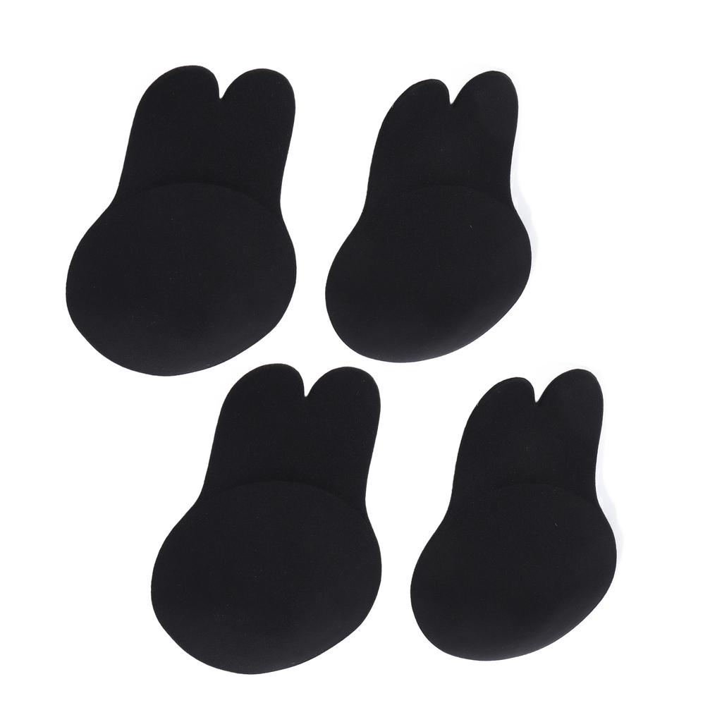 4Pcs Adhesive Pasties Washable Reusable Health Safe Practical Adhesive Intangible Bra for Dance
