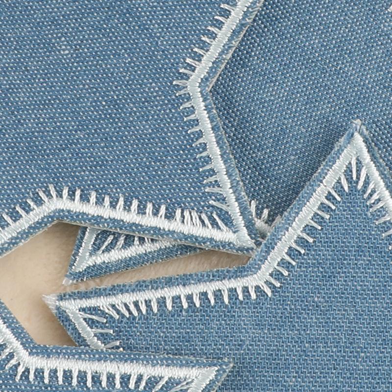 Embroidery Pentagram Clothing Accessories Patch Sticker Badge Ironing Decal Source Embroidery Cloth Sticker