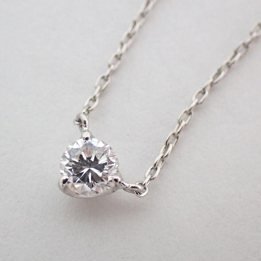 [Used] Pt900/850/Diamond/Pendant/Necklace/g521-34