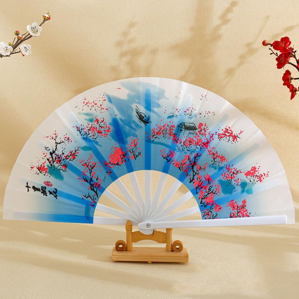 28cm kung-fu vějíř z plastových kostí, taneční vystoupení, vějíře z čínského umění, dárek, svatební večírek, dekorace