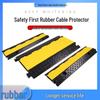 Rubber Cable Protection Trough: Indoor/Outdoor Speed Bump and Anti-Crush Cable Cover Plate