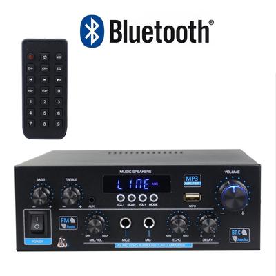 AK-55 HIFI Stereo Audio Amplifier Two Channel Digital Bluetooth Amplifier Home Cinema Surround Sound Speaker
