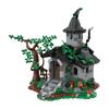 MOC Hexenhaus Bausteine Modell Modulares Mittelalterliches Hexenhaus Architektur Steine Montage Spielzeug Kinder DIY Geburtstagsgeschenke