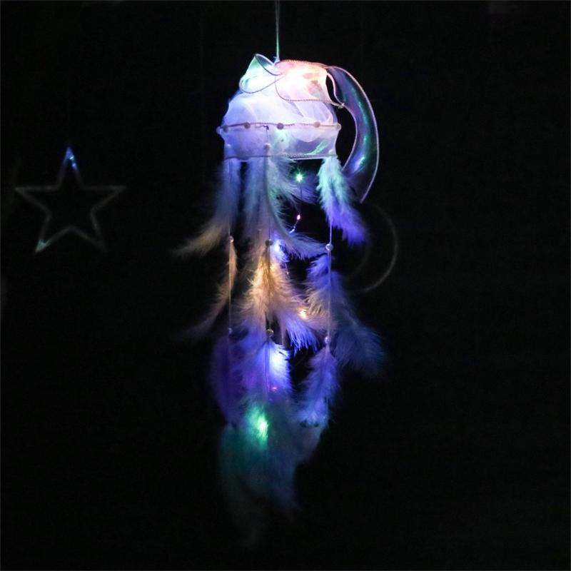 Handhold Light Up Jellyfish Lamp Toy Glowing Chandeliers Ambient Light for Restaurant Girls Kids Holiday Room Ornament
