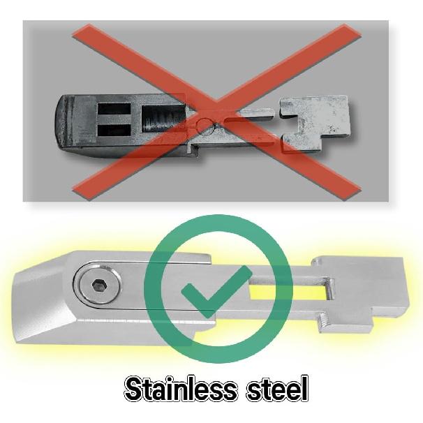 for T507 RV Trimark 060-1650 Door Handle Latch Repair Kit - 304 Stainless Steel