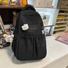Schoolbag Fashion Pleated Drawstring Backpack New Outdoor Leisure Travel Backpack Large Capacity Fresh and Sweet Student School Bag