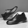 Men's shoes 2025 summer new outdoor versatile trend men's casual shoes solid color waterproof leather high-end sports shoes