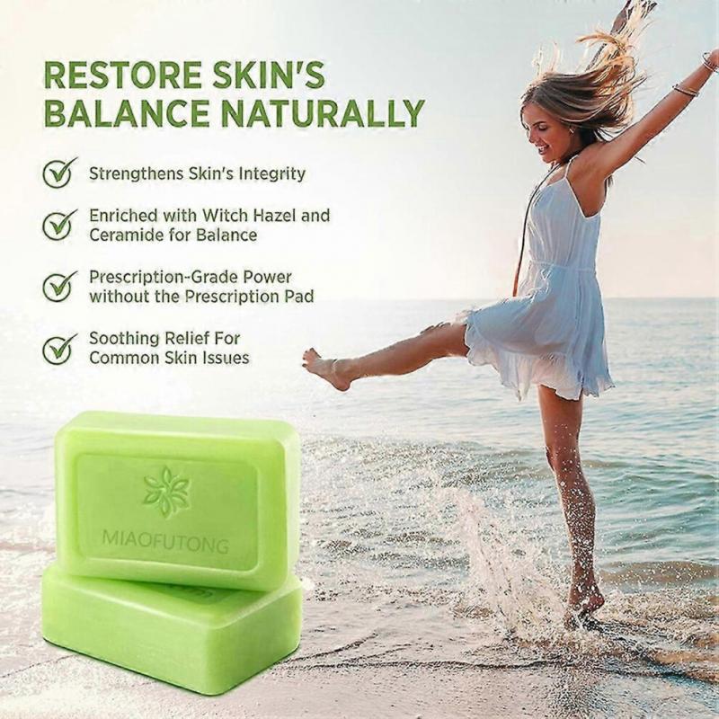 3 Stück Teebaumöl Antifungal Seife Antifungal Behandlungen für Gesicht Körper Akne Fußpilz Tinea Follikulitis