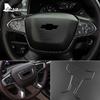 For Chevrolet Colorado GMC Canyon 2015 2016 2017 2018 2019 2020 2025 2025 Carbon Fiber Accessories Steering Wheel Sticker