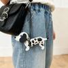 Dachshund Dog Keychain Fashion Pu Leather Dog Keychains For Women Bag Pendant Jewelry
