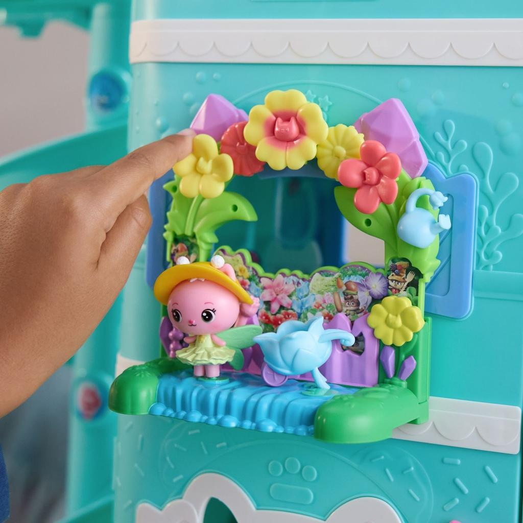Gabby's Dollhouse Playset - Garden Balcony with Posable Doll and Accessories, Toys for Kids Ages 3+