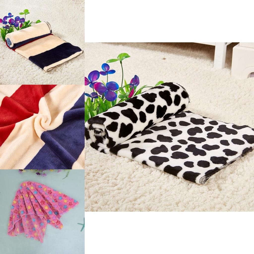 Manta Suave y Acogedora de Lana Coral para Mascotas, Perros y Gatos, para Otoño e Invierno