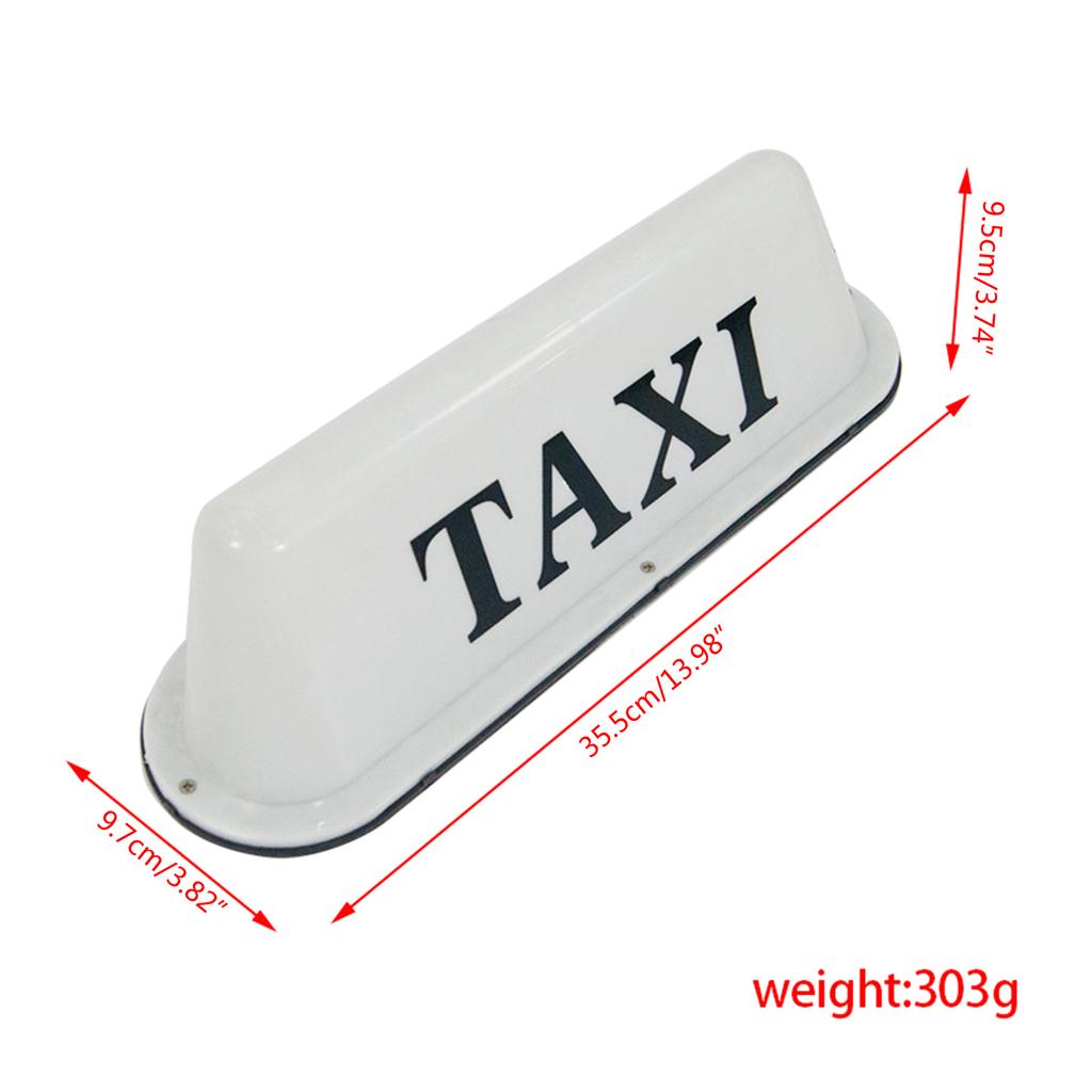 Illuminated Waterproof Cab Roof Replacement Topper Sign Lamp Vehicle Magnetic Super Bright Taxi Top Light Dome Universal