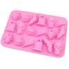 18 Cavities Halloween Scary Silicone Mold Skull Bat Pumpkin Spider Tombstone Fondant Chcolate Baking Mould Cake Decorating