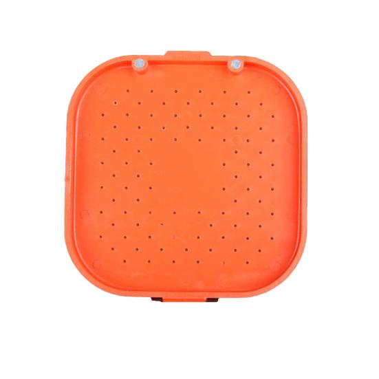 Portable Fishing Bait Lure Maggot Earthworm Worm Storage Case Box with Lanyard