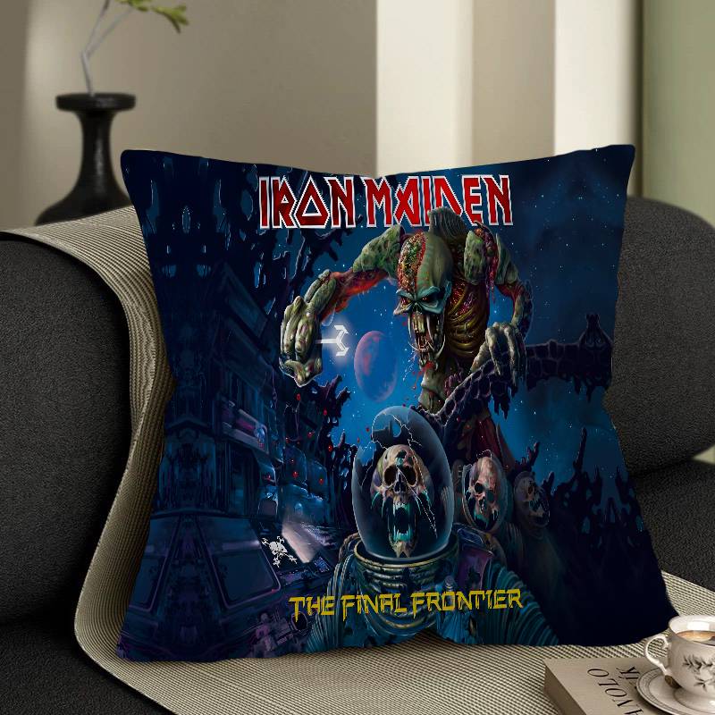 Band I-Iron Cool M-Maiden Pillow Cover Design Cushion Cover Decor Holiday Decorati