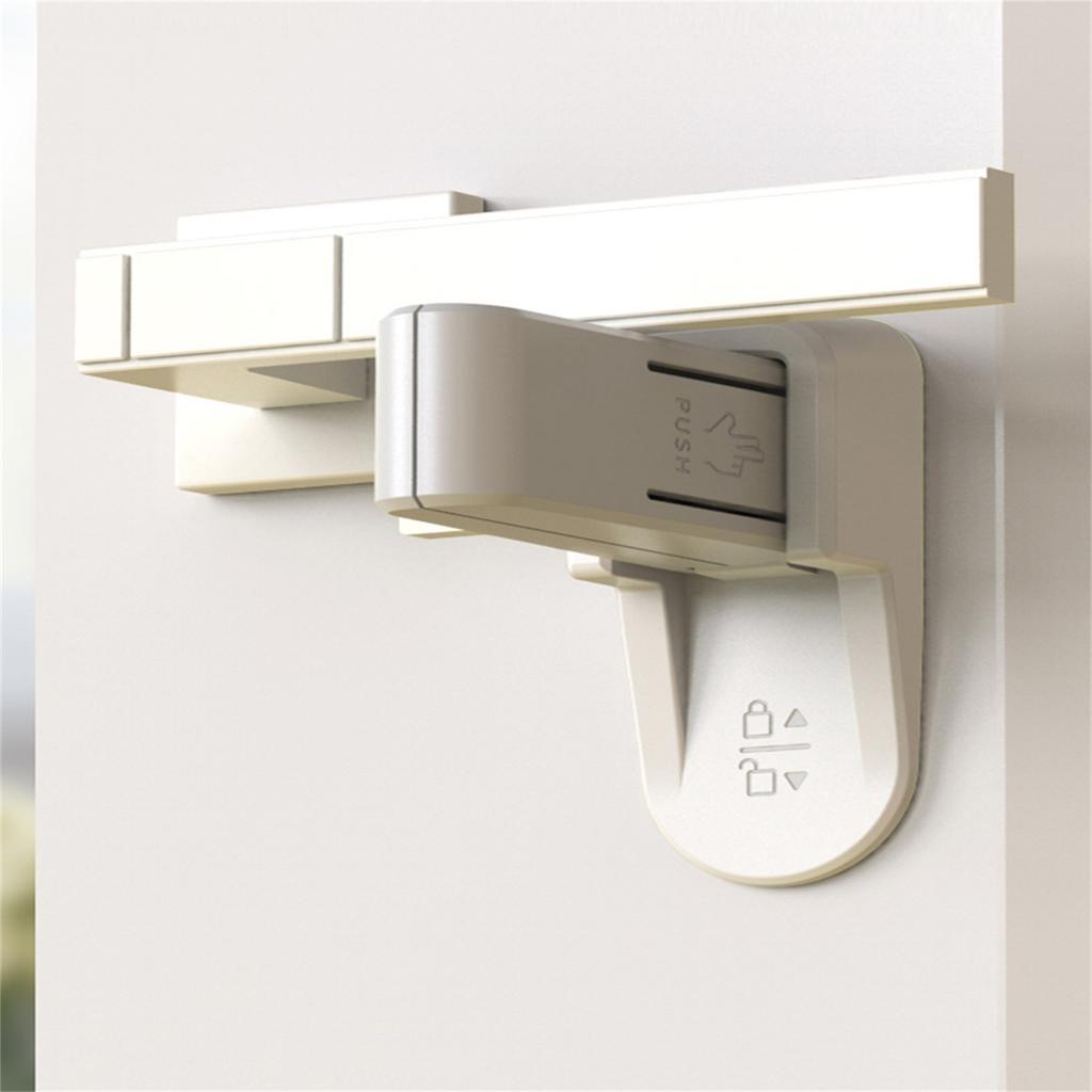 Children's Safety Lock Anti-door Weapon Anti-theft Door Anti-baby Door Lock Non-punching Anti-cat And Dog Door Handle Lock