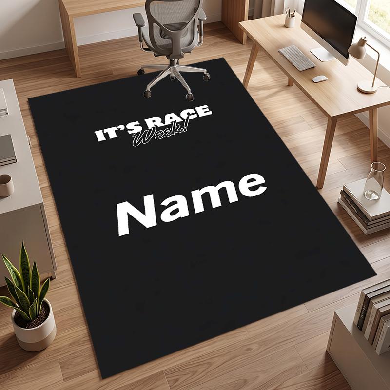 F1 (32) Personalisierter Name Büro Teppich Stilvolle Dekoration für Wohnzimmer Schlafzimmer Küche
