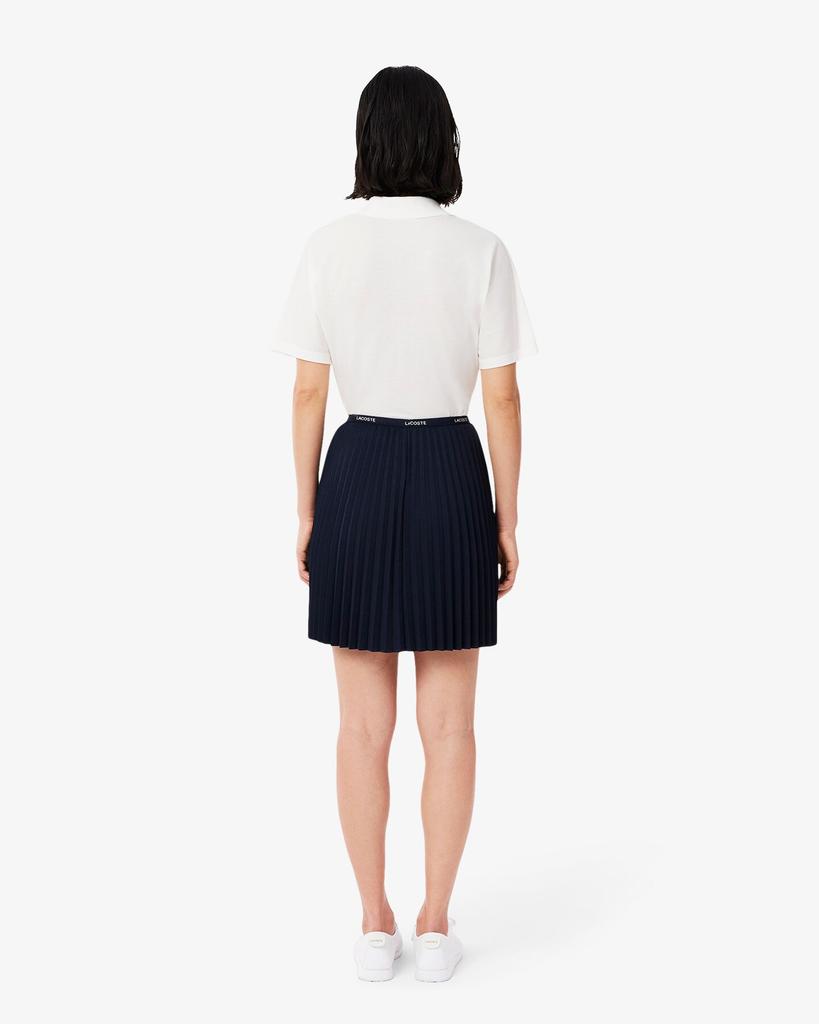 Lacoste Women'S Essential Short Pleated Skirt Jf1403-55G 166