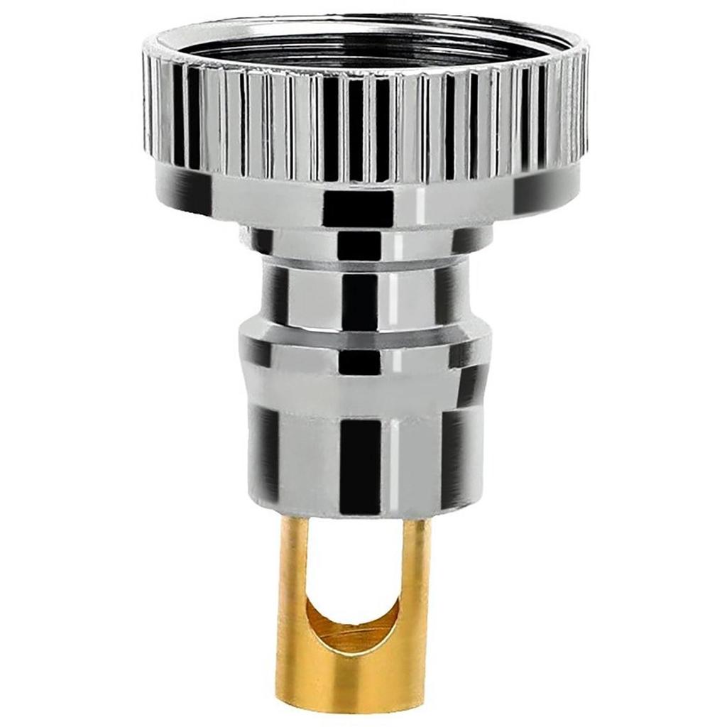 All-Copper Automatic Shut-off Washing Machine Faucet with Anti-Detachment Hose and Universal Check Valve Adapter