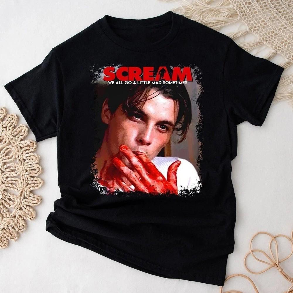 Scream Horror Movie Billy Loomis Skeet Ulrich Graphic T-Shirt ON TREND Unisex T-Shirt S