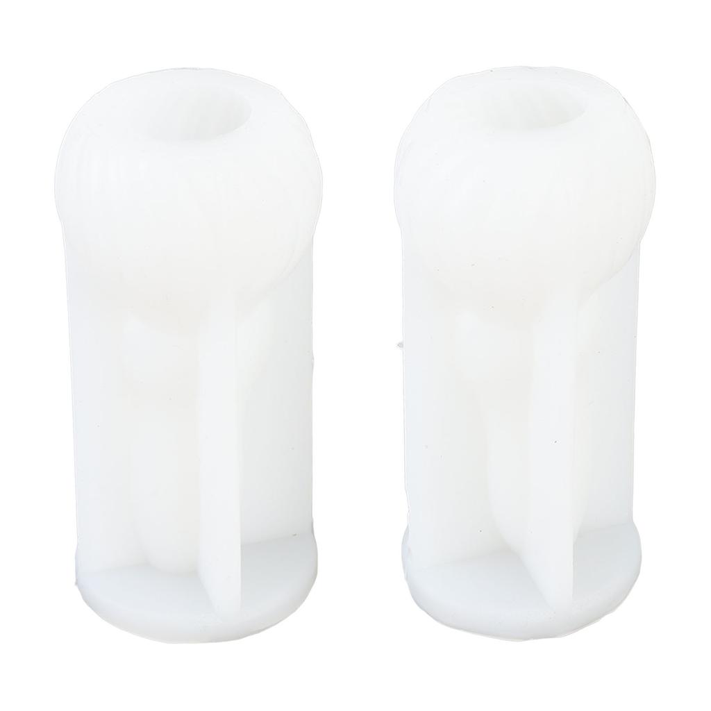 2 Stück 3D Kaninchen Kerzenformung Flexible Silikon Hasenformung für Basteldekoration