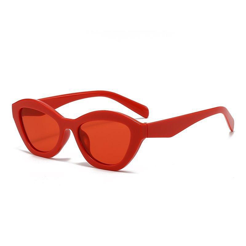 Cat'S Eye Sunglasses Retro Fashion Trend Y2K Men And Women Uv Protection