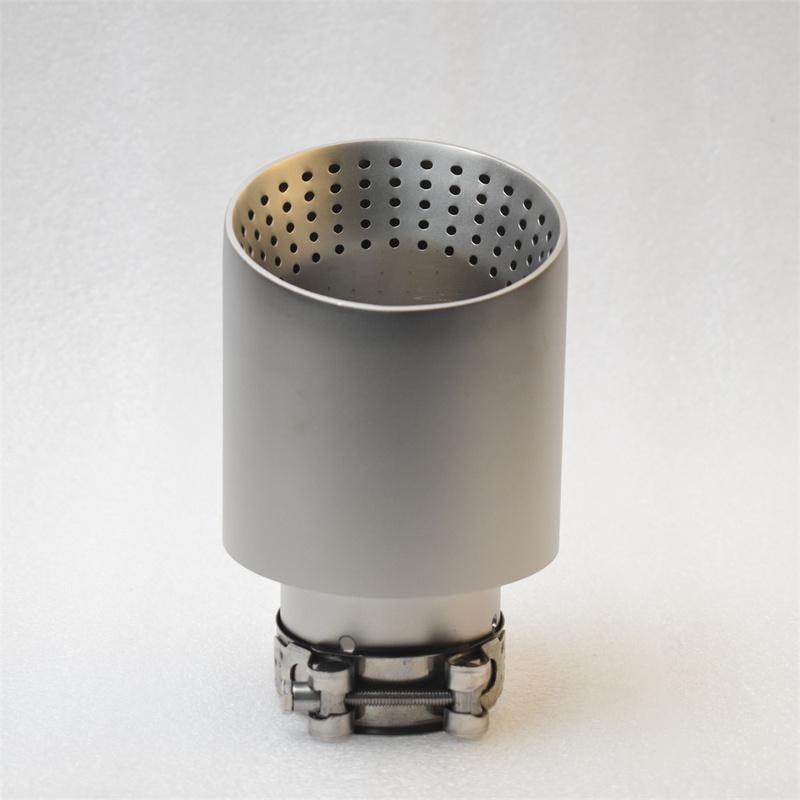 

1piece of 304 stainless steel 2inch2.5inch3inch muffler tailpipe or car modified exhaust pipe, single sandblasted beveled edge 51MM IN- 89MM OUT
