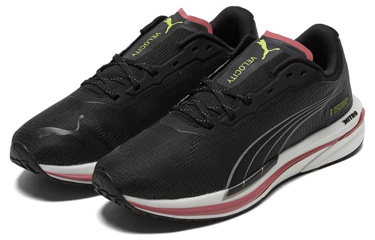 PUMA Velocity Nitro 'Black White Pink' Women's 195296-01