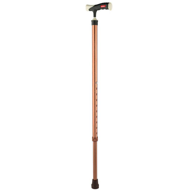 Modern Aluminum Alloy Foldable Rubber Tip Crutch Walking Stick Cane