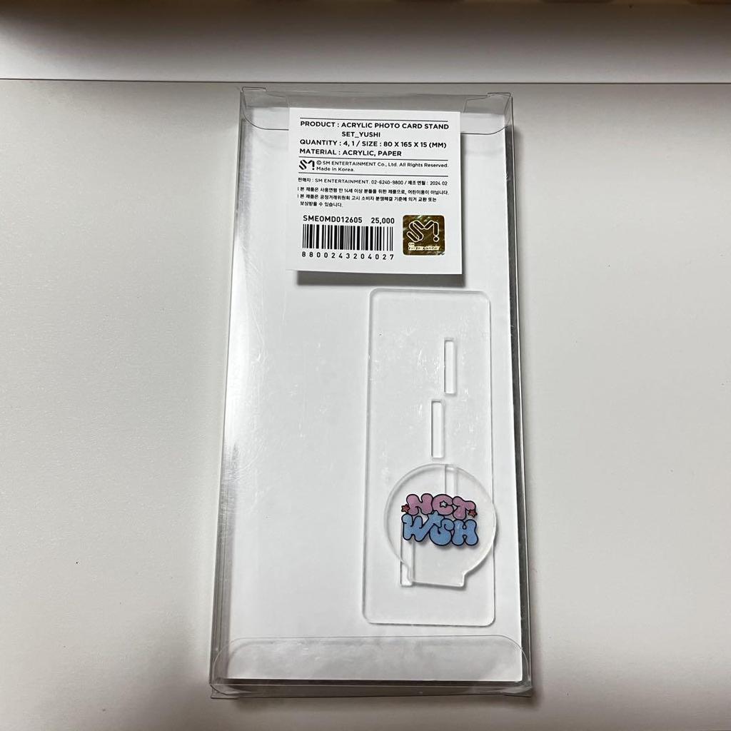 [USED] NCT WISH Yuushi Pop-up Acrylic Photo Stand with Trading Card