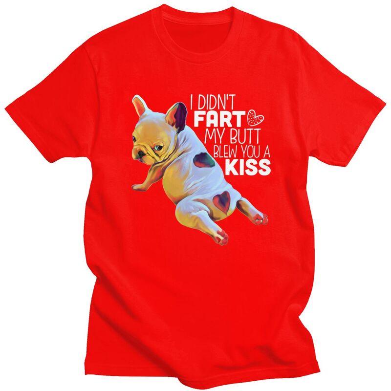 

Custom Funny Frenchie Puppy French Bulldog T Shirt Men Pure Cotton Tshirt Casual Tees Fashion Tshirts S