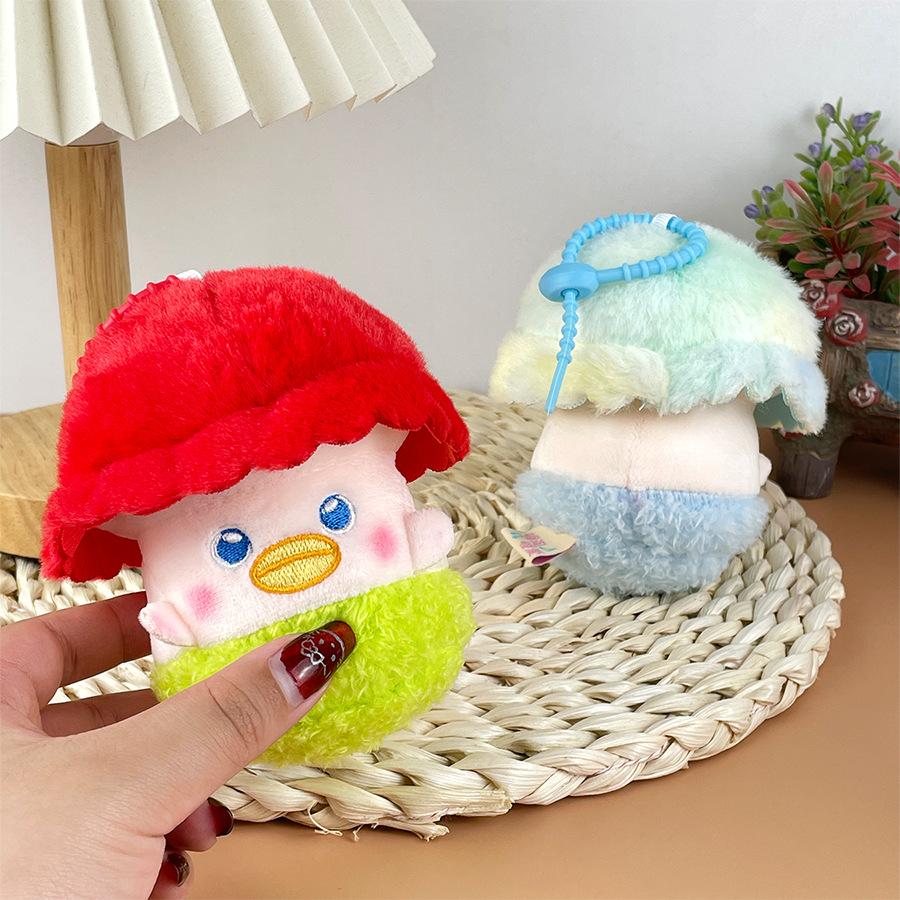Cartoon Mushroom Duck Doll Pendant Bag Doll Hanging Ornaments Grab Machine Doll Stall Doll Doll