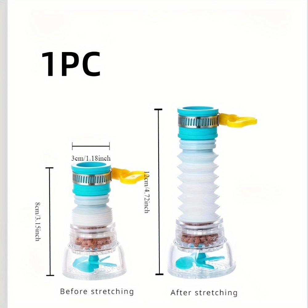 

Раздвижной брызгозащищенный кухонный кран с фильтром Maifanshi - вращающийся слив, подходит для цилиндрических кранов 16-26 мм синий