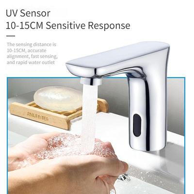 Automatic Infrared Sensing Water Tap Bathroom Basin Faucet Full Copper Intelligent Single Hot And Cold Sensing Faucet