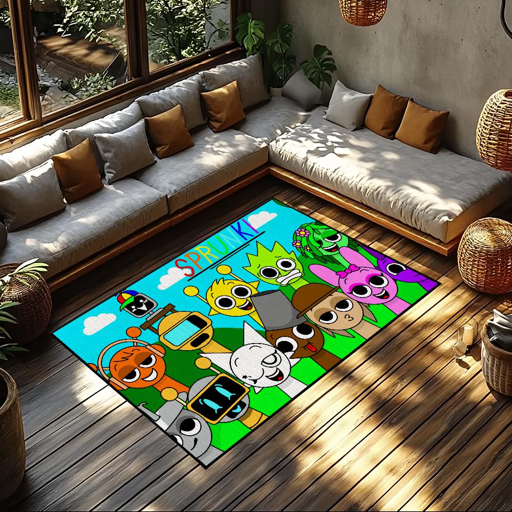 Door Mat Anti-Slip Kitchen Bedroom Game Handmade Tufted Rug I-Incredibox Carpet Living S-Sprunki Room Entrance Decoration