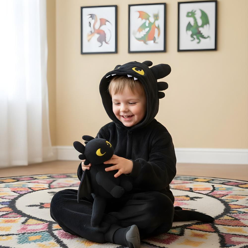 Pijama Mono Kigurumi Disfraz Toothless Niños 95-105Cm