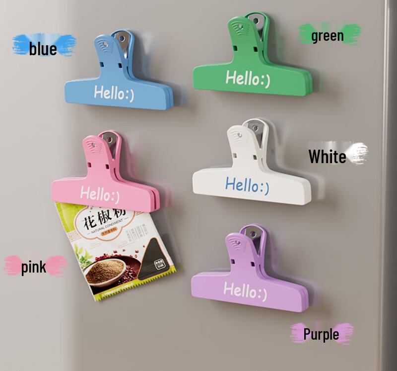 Magnetic Food Bag Sealing Clips - 3 Pack