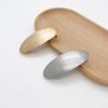 European & American Style Metal Oval Spring Clip: Versatile Retro Hair Accessory for Women's Ponytail or Half-Up Styles