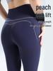 High-Waisted Peach Butt Lifting Yoga Pants - Quick-Dry, Tummy Control, for High-Intensity Workouts and Running