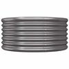 Jardinière - Maison Exclusive - Acier galvanisé - Ø80 x H36 cm - Anthracite