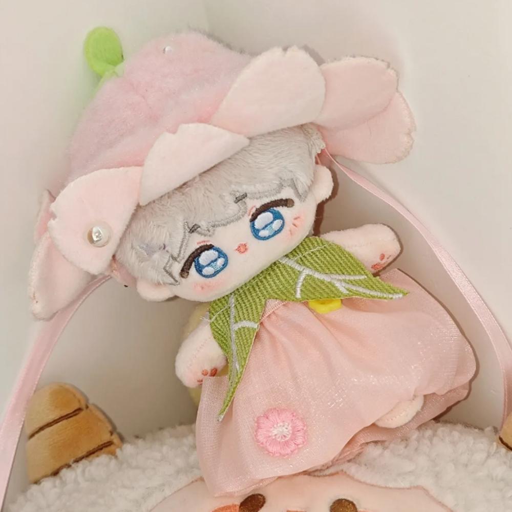 Dress Doll Clothes Outfit Sakura Elf Doll Dress Up Set 10cm Cotton Doll Clothes  10cm Cotton Doll