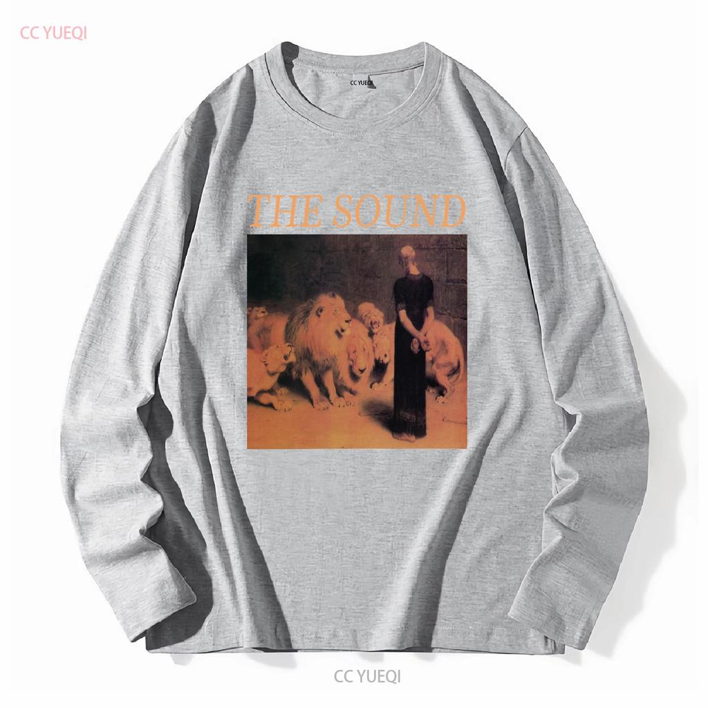 the sound T Shirt from lions mouth vintage Washed Stylish Top For Everyday Wear Casual Versatile Unisex homme fashion Soft