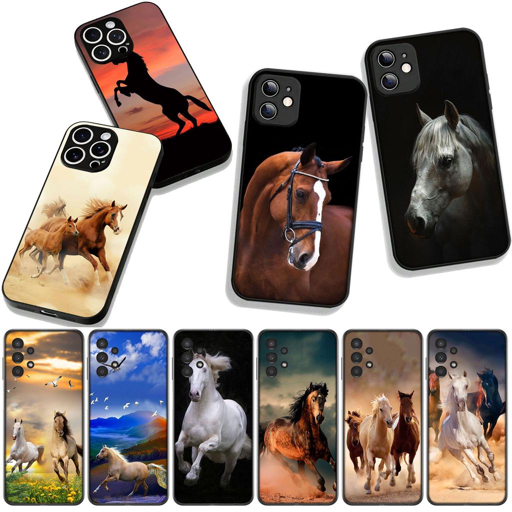 Cover for Xiaomi Redmi 15 A5 9A 9T 10A 10C 9C NFC 15C Note 11 9 10 Pro 8T 4G 5G Coque Phone Case Wild Horse