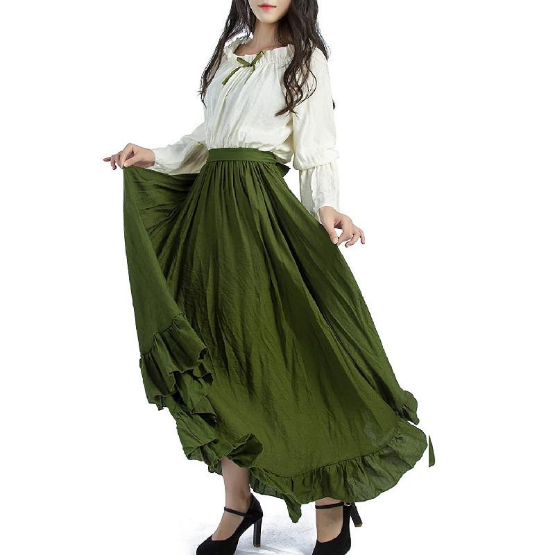 Ladies' Renaissance Period Costume Dress For Halloween Party Cosplay