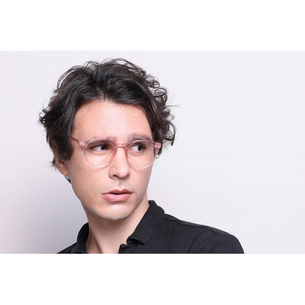 Full Rim Oval Transparent Pink Smartbuy Collection Chade Cp123c Fashion Unisex Eyeglasses